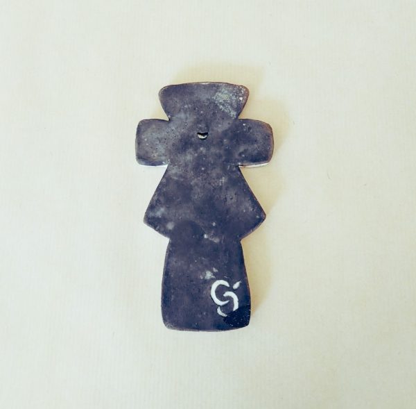 croix pattée raku poterie céramique artisanale