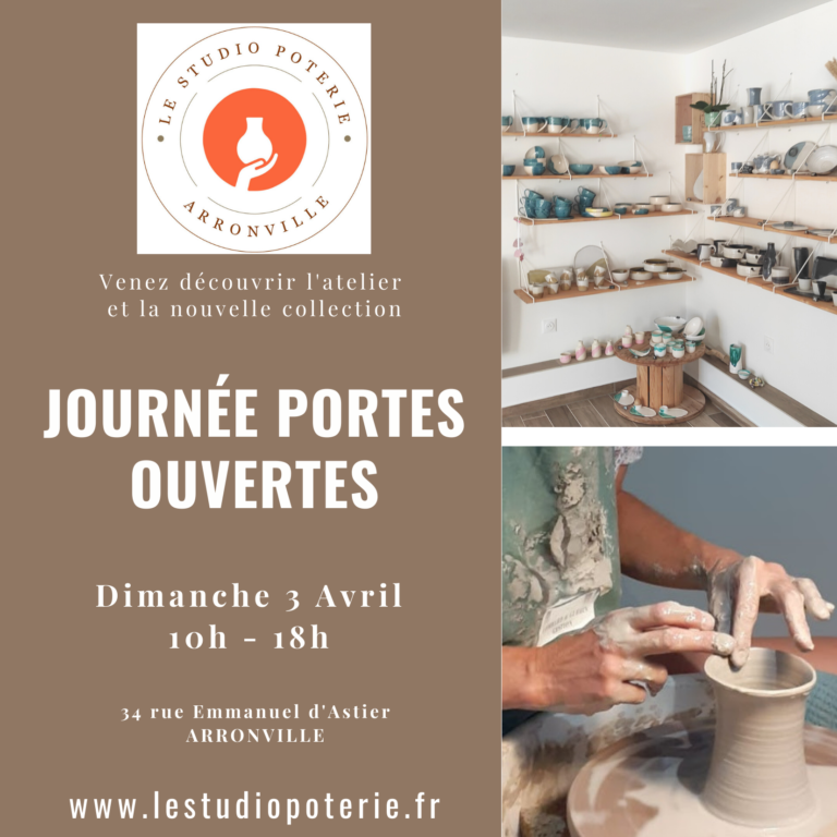 Journée Portes Ouvertes atelier poterie céramique artisanale Val d'Oise Vexin